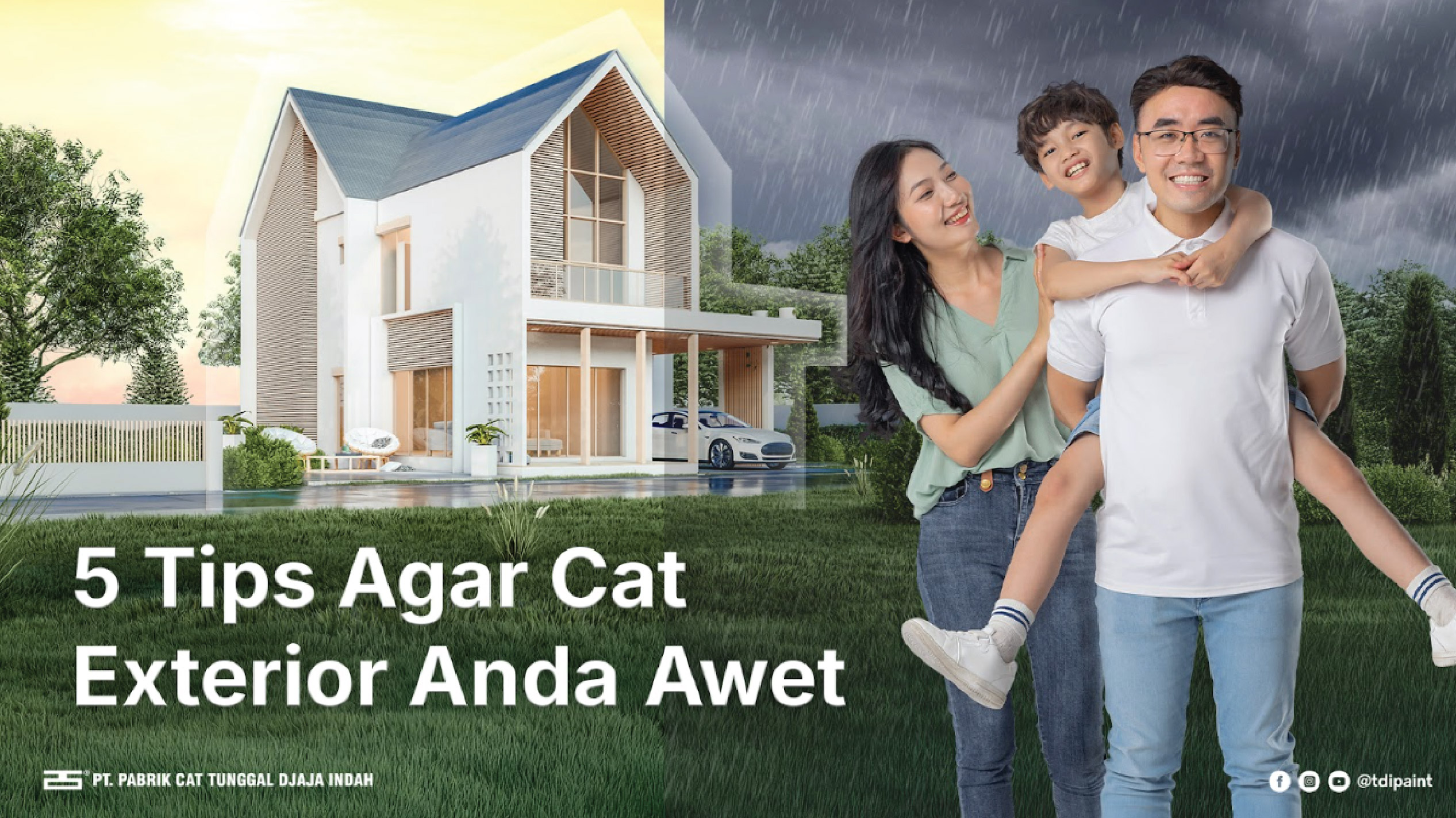 Rahasia Dinding Eksterior Cantik Bertahun-tahun: 5 Tips Agar Cat Awet, Anti Jamur, dan Tidak Mengelupas